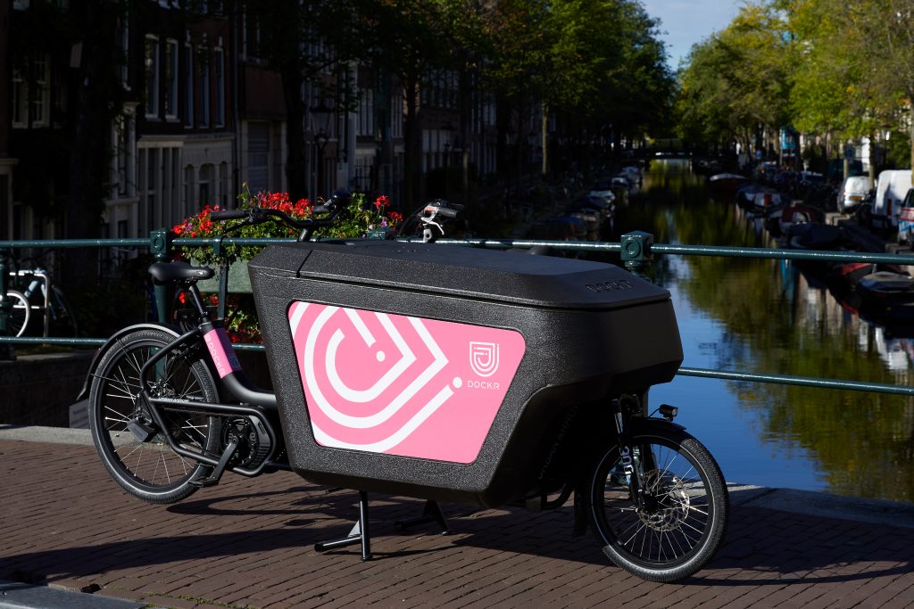 Urban arrow lease bakfiets in de stad